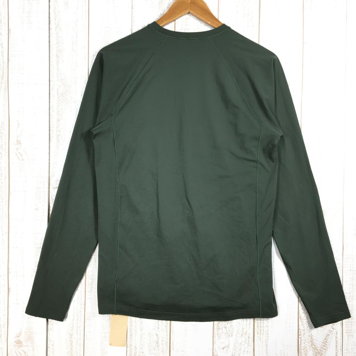 【MEN's S】 マウンテンハードウェア マウンテン ストレッチ ロングスリーブ Mountain Stretch Long Sleeve クルーネック ロンT Tシャツ MOUNTAIN HARDWEAR OM9840 グリーン系