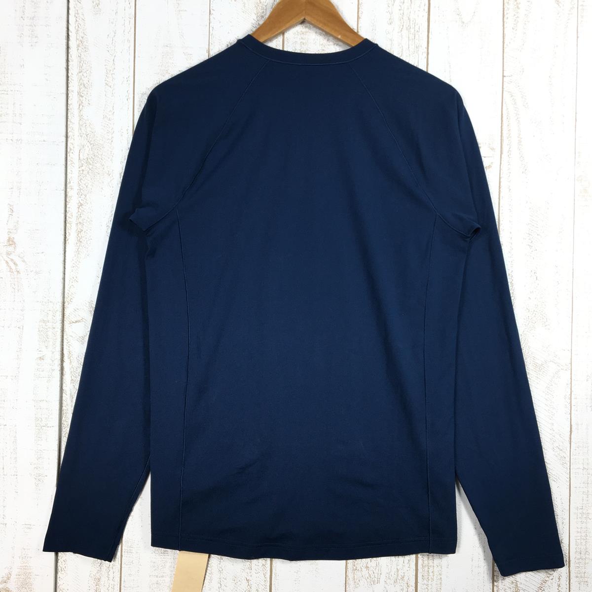 【MEN's S】 マウンテンハードウェア マウンテン ストレッチ ロングスリーブ Mountain Stretch Long Sleeve クルーネック ロンT Tシャツ MOUNTAIN HARDWEAR OM9840 ネイビー系