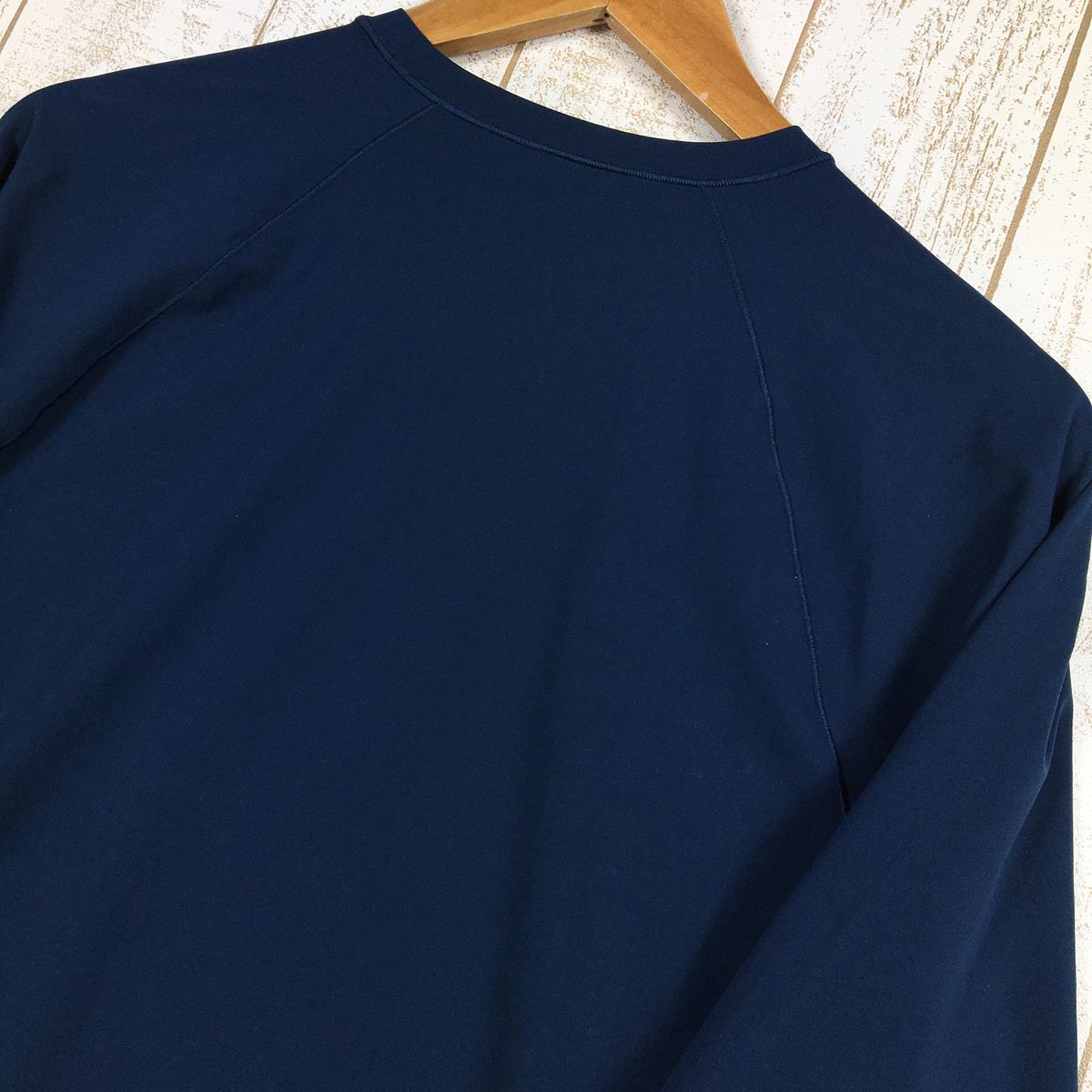 【MEN's S】 マウンテンハードウェア マウンテン ストレッチ ロングスリーブ Mountain Stretch Long Sleeve クルーネック ロンT Tシャツ MOUNTAIN HARDWEAR OM9840 ネイビー系