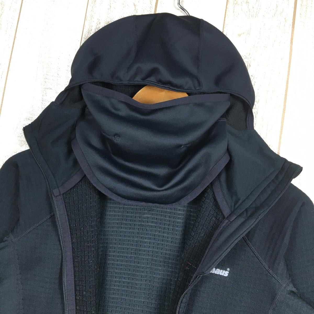 【MEN's XS】 バーグハウス エクストリーム 7000 フーディ Extrem 7000 Hoody ポーラテックパワードライ フリース ジャケット BERGHAUS 21919 ブラック系