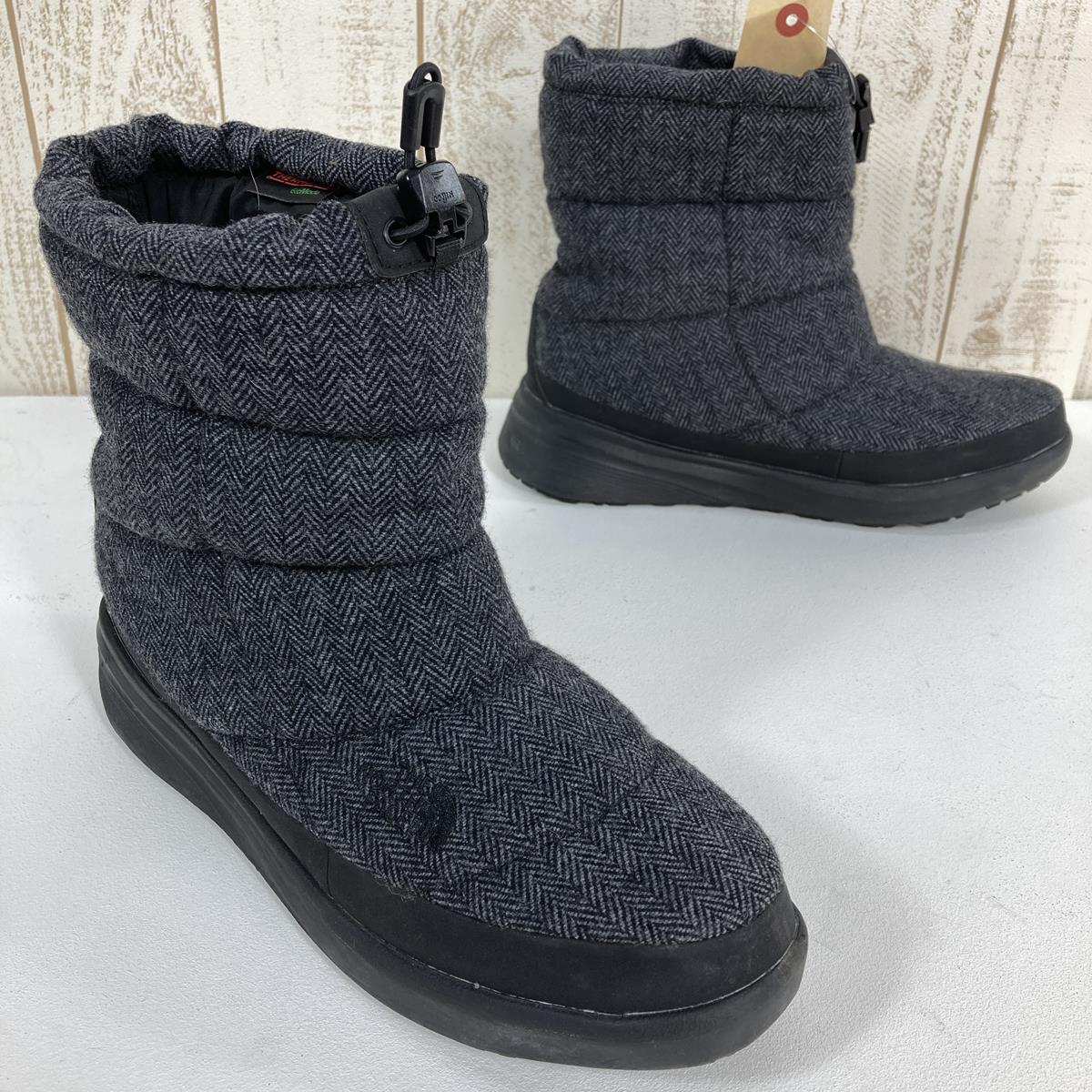 【WOMEN's 25.0cm】 ノースフェイス ヌプシ ブーティ ウォータープルーフ VIIIW Nuptse Bootie WP VIII ウィンターブーツ 保温 サーモライト断熱 NORTH FACE NFW52272 グレー系