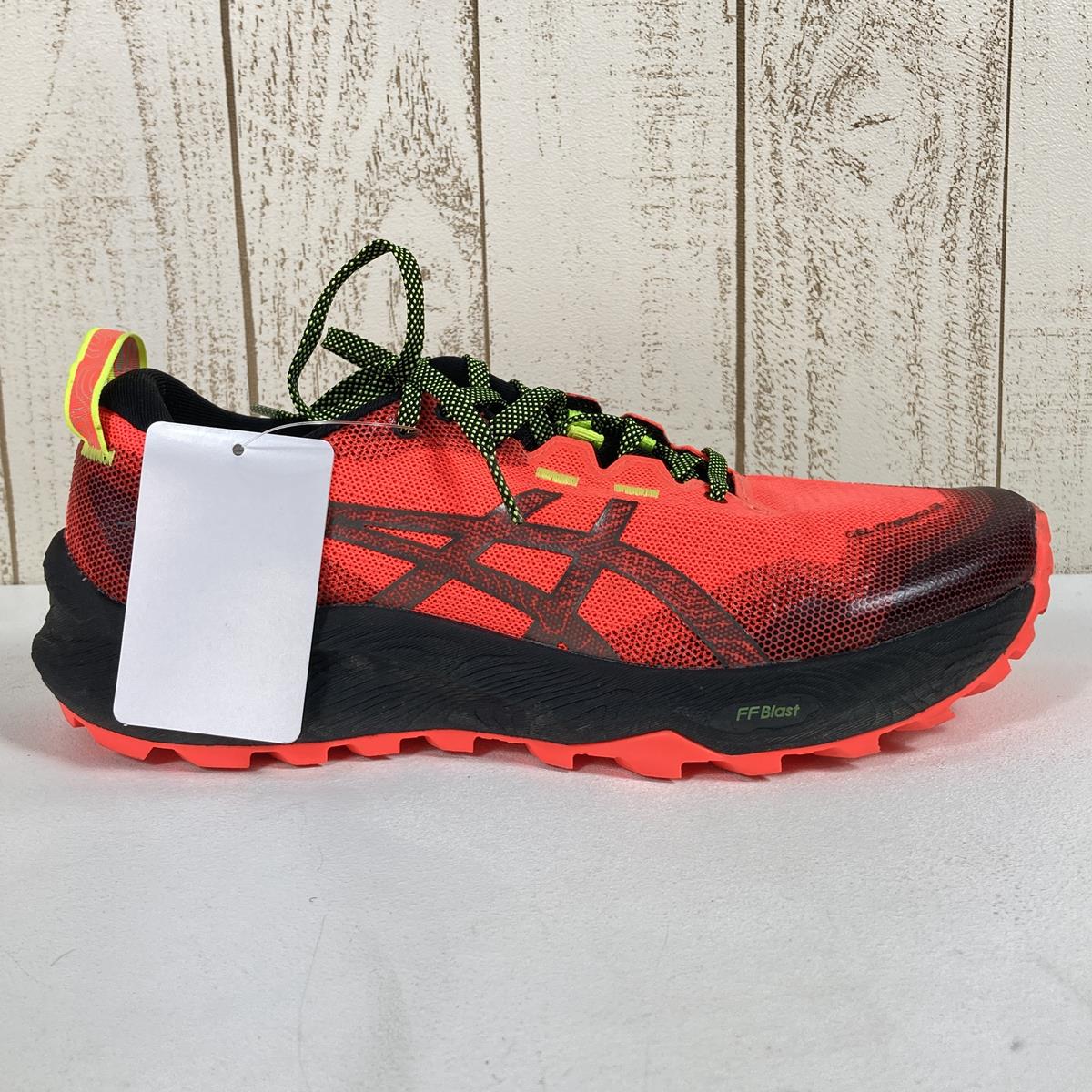 【MEN's 26.0cm】 アシックス ゲルトラブーコ12 GEL-Trabuco 12 トレイルランニングシューズ ASICS 1011B799 Sunrise Red / Gunmetal オレンジ系