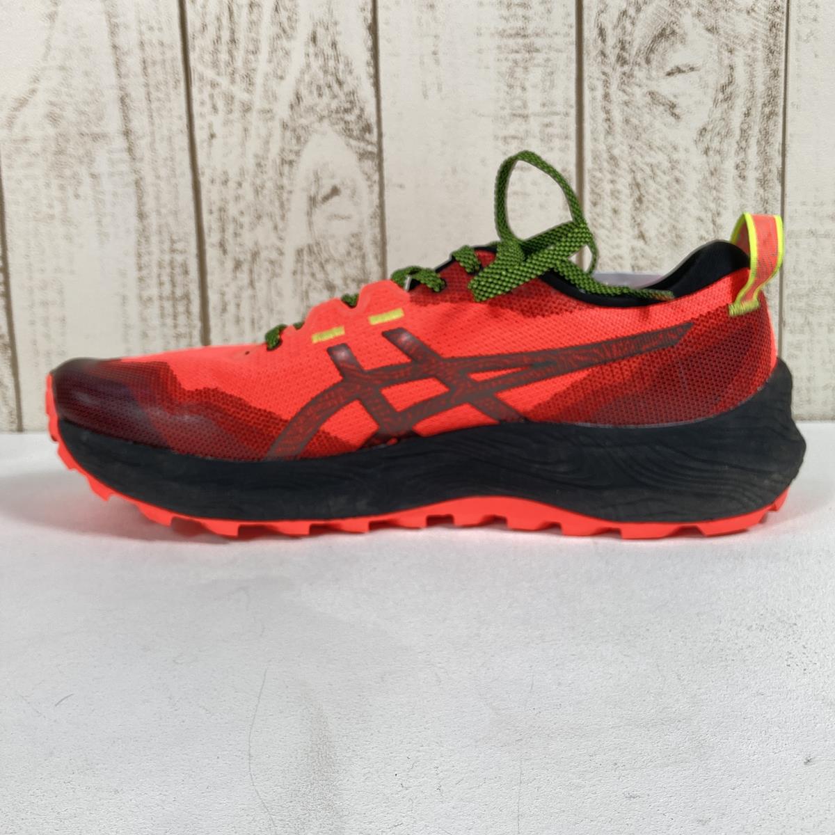 【MEN's 26.0cm】 アシックス ゲルトラブーコ12 GEL-Trabuco 12 トレイルランニングシューズ ASICS 1011B799 Sunrise Red / Gunmetal オレンジ系