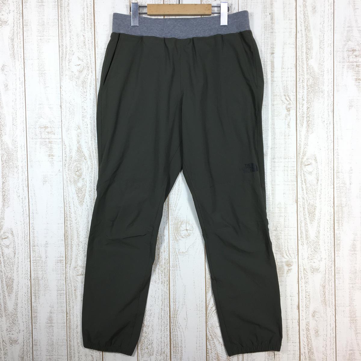 【MEN's L】 ノースフェイス トレーニングリブパンツ Training Rib Pant ソフトシェル NORTH FACE NB81785 グリーン系