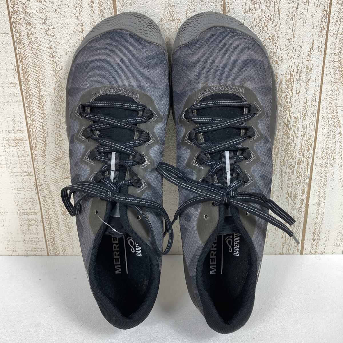 【MEN's 27.0cm】 メレル ヴェイパー グローブ 3 Vapor Glove 3 ベアフット ランニングシューズ MERRELL J12615 チャコール系