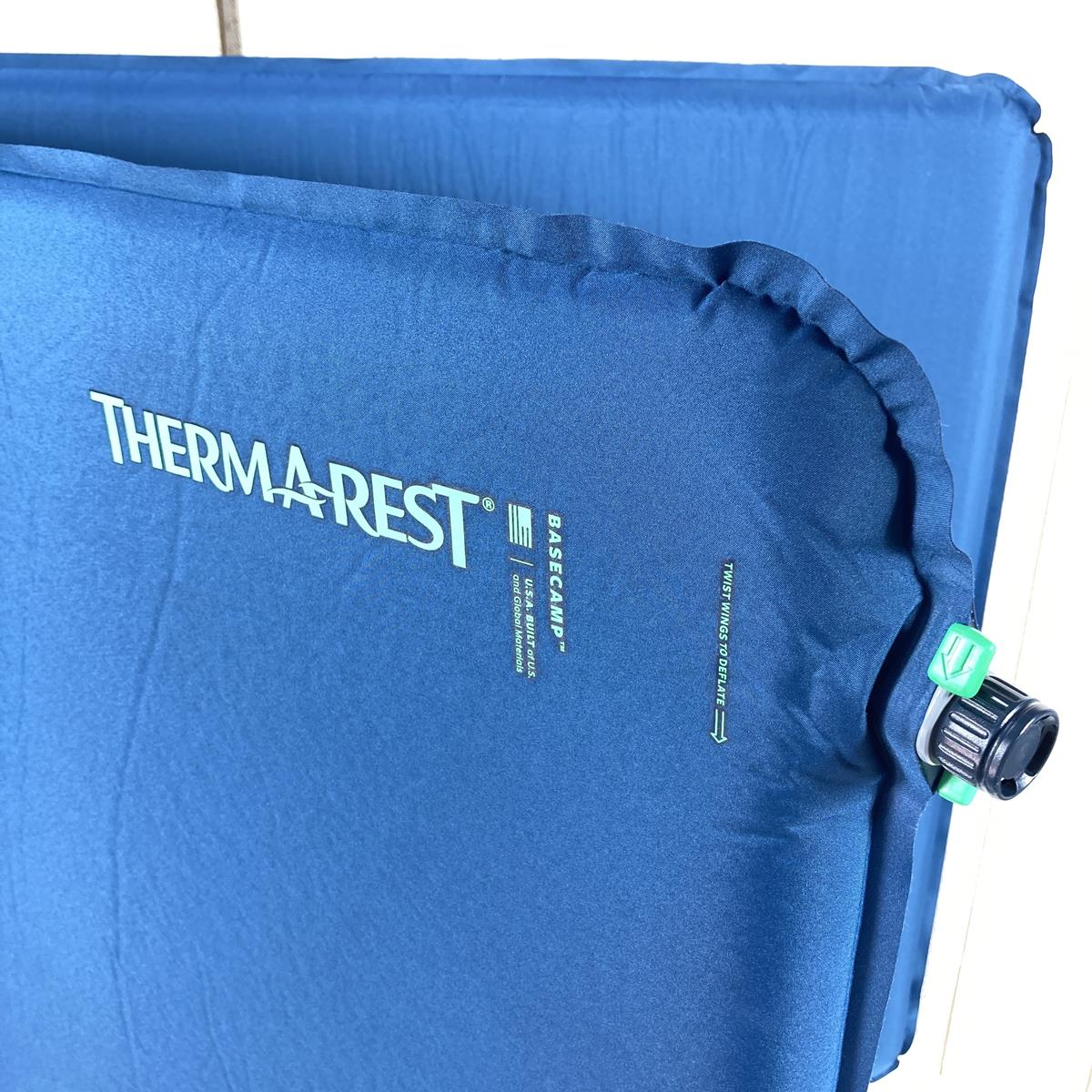 サーマレスト ベースキャンプ XL Basecamp XL エアマット スリーピングパッド R6.0 THERMAREST 30117 ネイビー系