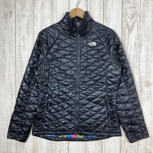 【WOMEN's M】 ノースフェイス プリマロフト サーモボールジャケット 化繊 欧米規格モデル NORTH FACE TB95+TN95 ブラック系