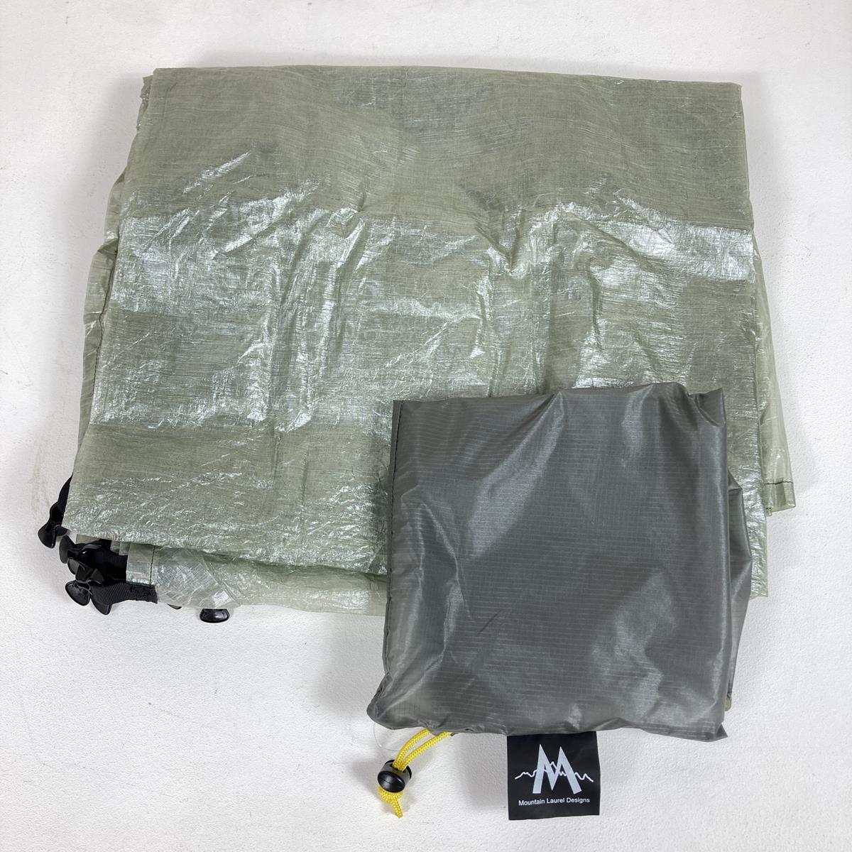 マウンテンローレルデザイン モンク フラット タープ DCF Monk Flat Tarp Cuben Fiber Version Mountain Laurel Designs | MLD グレー系