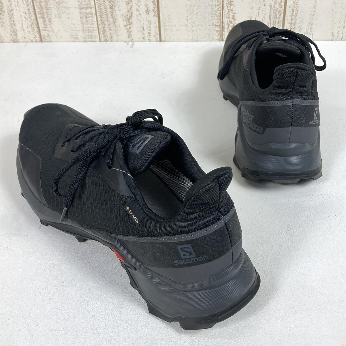 【MEN's 28.0cm】 サロモン アルファクロス ゴアテックス ALPHACROSS GORE-TEX トレイルランニングシューズ SALOMON L40805100 ブラック系