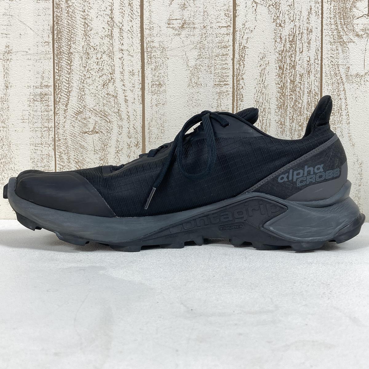 【MEN's 28.0cm】 サロモン アルファクロス ゴアテックス ALPHACROSS GORE-TEX トレイルランニングシューズ SALOMON L40805100 ブラック系