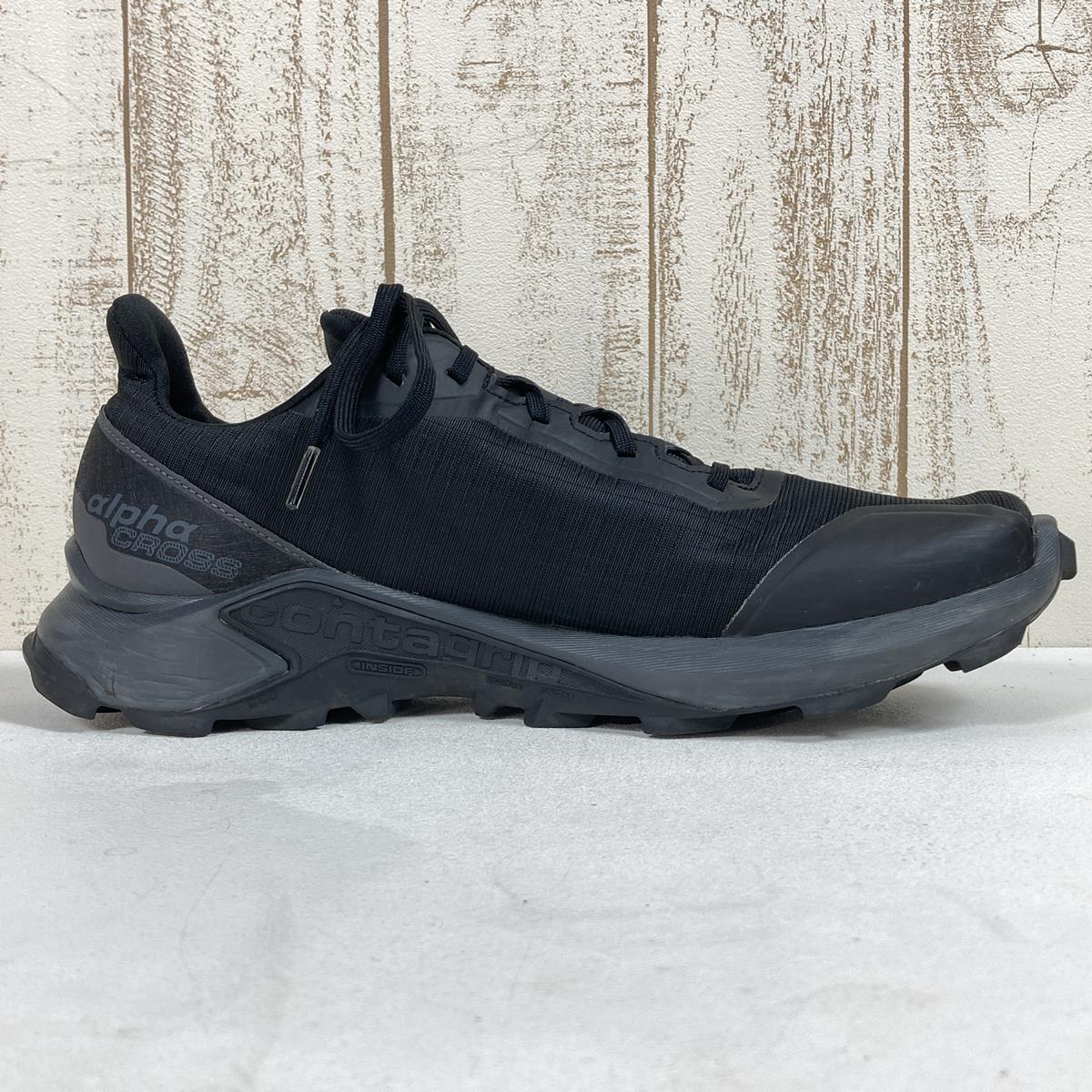 【MEN's 28.0cm】 サロモン アルファクロス ゴアテックス ALPHACROSS GORE-TEX トレイルランニングシューズ SALOMON L40805100 ブラック系