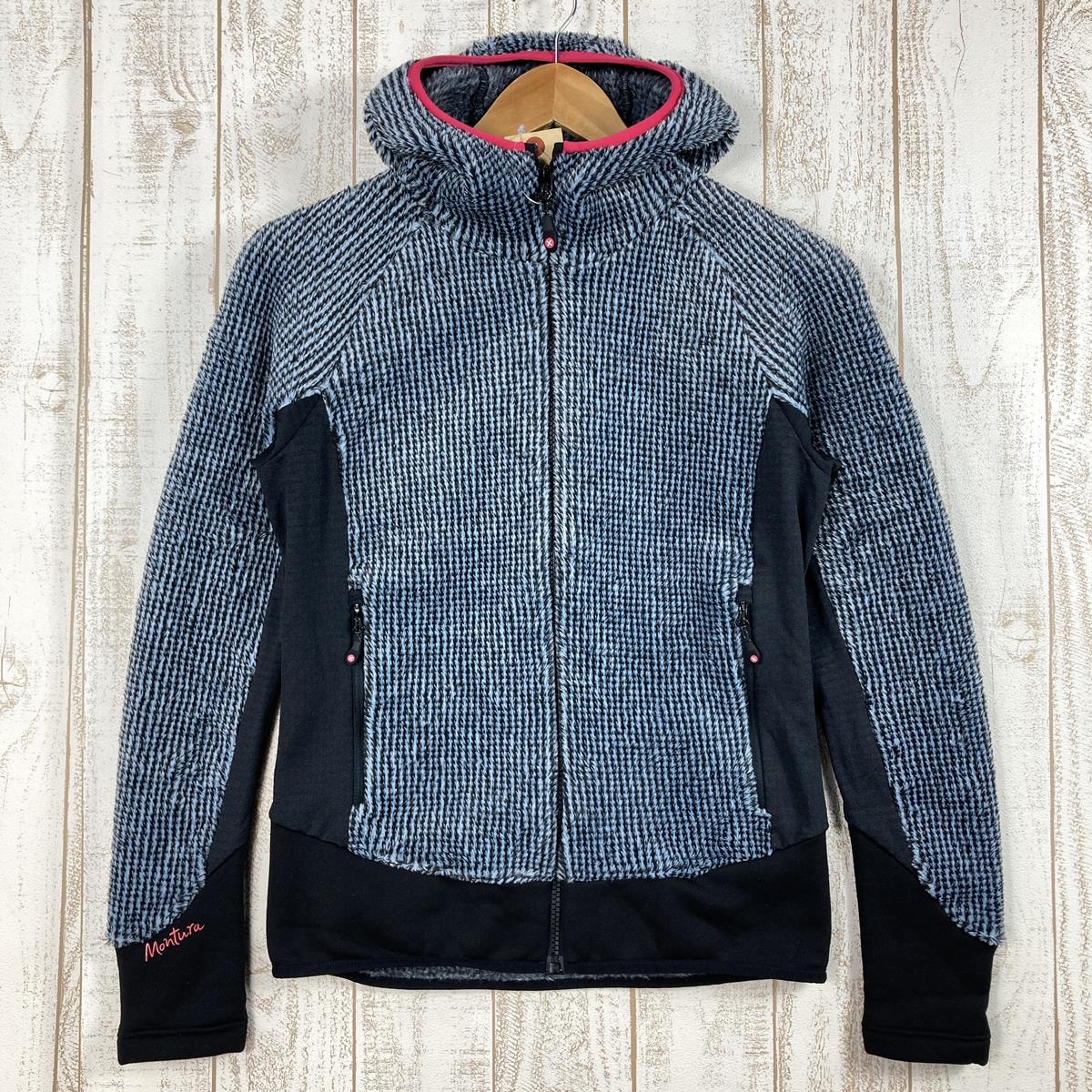 【WOMEN's S】 モンチュラ リミックス フリース ジャケット REMIX FLEECE JACKET ポーラテック ハイロフト MONTURA ブルー系