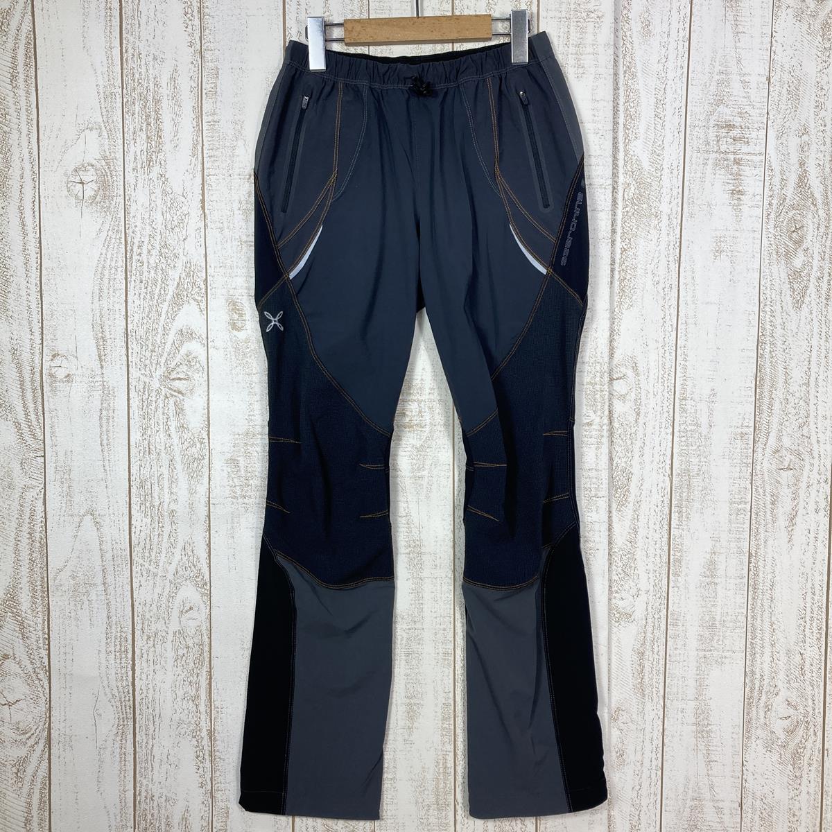 【WOMEN's W-S L-Srt】 モンチュラ フリーケー -7cm パンツ FREE K -7 CM PANTS ソフトシェル MONTURA MPLFS2W- チャコール系