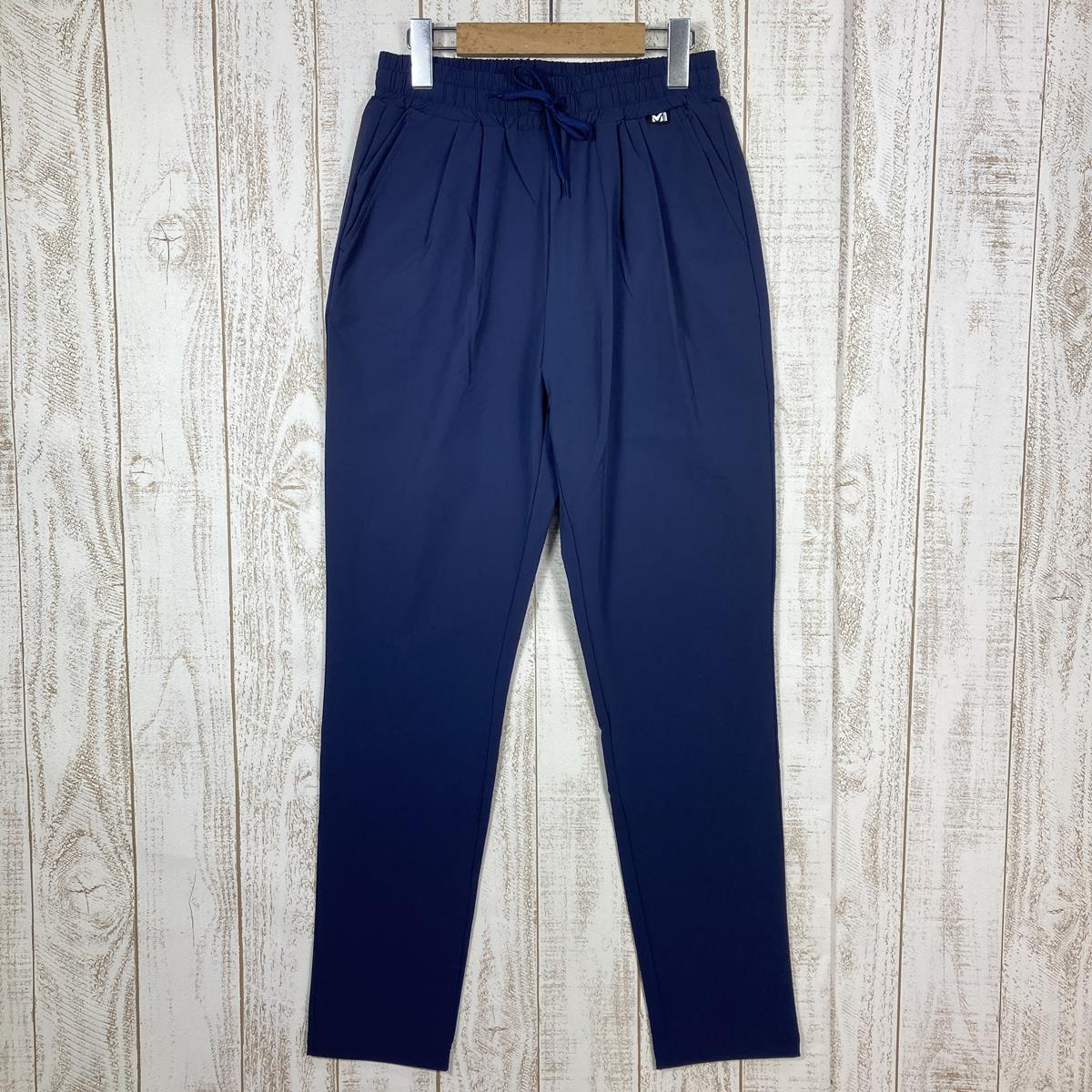 【WOMEN's XS】 ミレー マウンテン ストレッチ イージー パンツ ウィメンズ Mountain Stretch Easy Pant W ソフトシェル MILLET MIV02025 ネイビー系