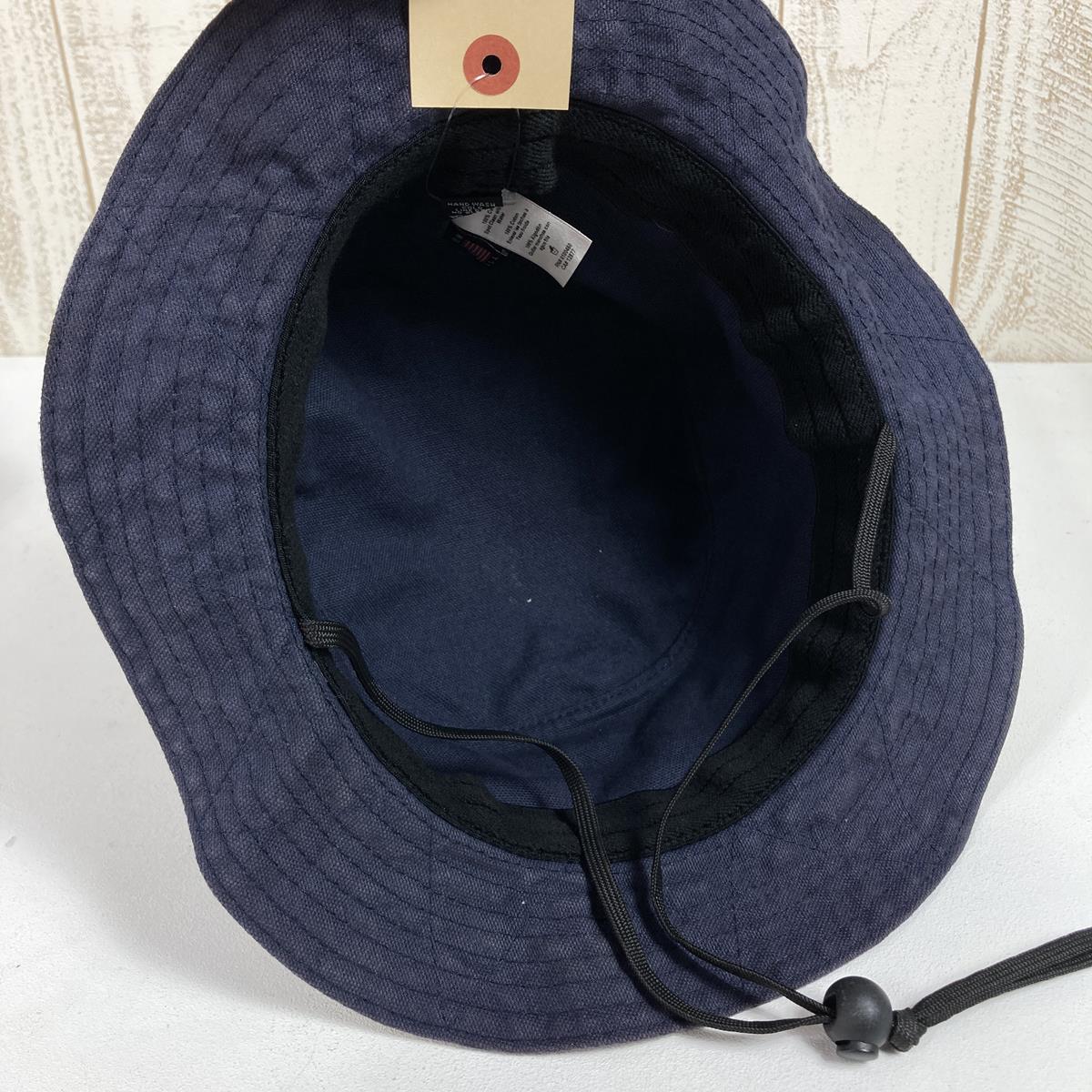 【L】 カブー ストラップ バケット ハット Strap Bucket Hat サファリハット アメリカ製 エイアンドエフ別注モデル 生産終了モデル 入手困難 KAVU ネイビー系