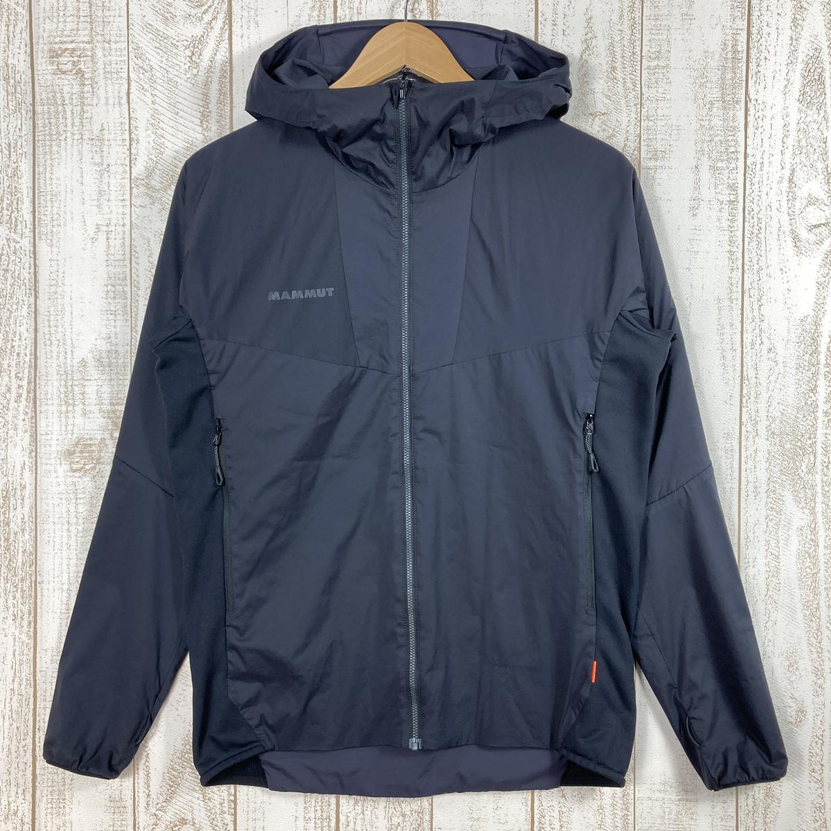 【MEN's S】 マムート ライム ライト インサレーション フレックス フーデッド ジャケット Rime Light In Flex Hooded Jacket Pertex Quantum Air フーディ パーカー MAMMUT 1013-01300 ブラック系