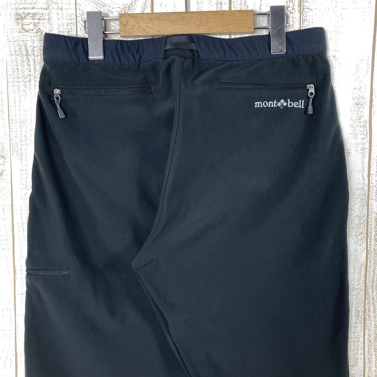 【MEN's S】 モンベル ノマド パンツ Nomad Pants クリマプロ ソフトシェル MONTBELL 1105413 BK Black ブラック系