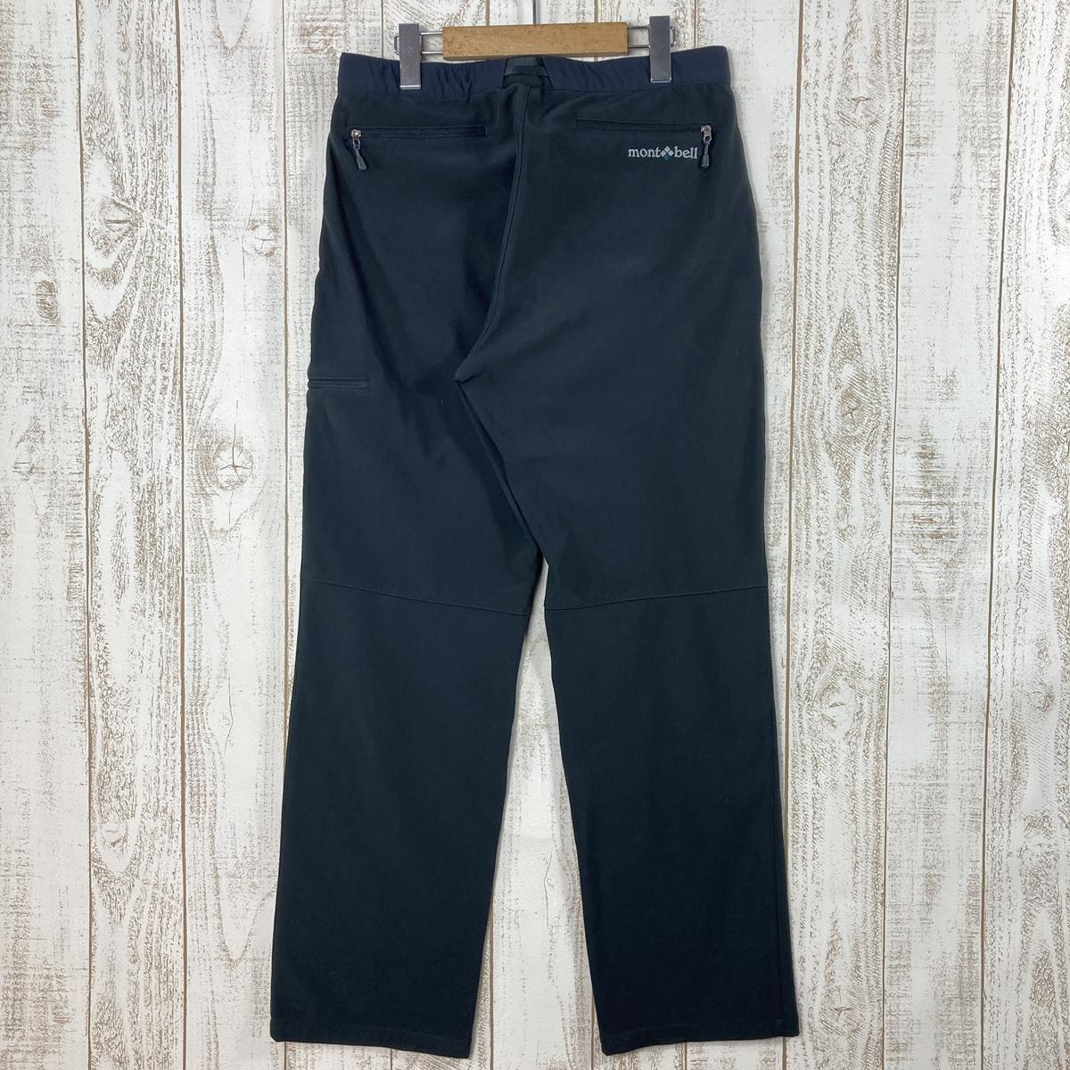 【MEN's S】 モンベル ノマド パンツ Nomad Pants クリマプロ ソフトシェル MONTBELL 1105413 BK Black ブラック系