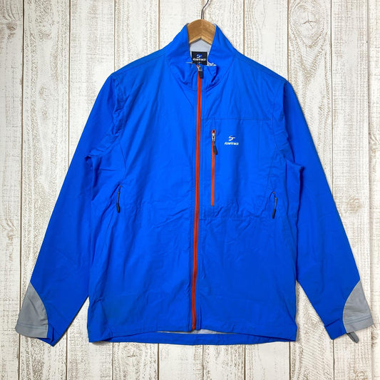 【MEN's S】 ファイントラック ヴェロキラップジャケット ウィンドブレーカー ウィンドシェル エバーブレス FINETRACK セルリアンブルー ブルー系