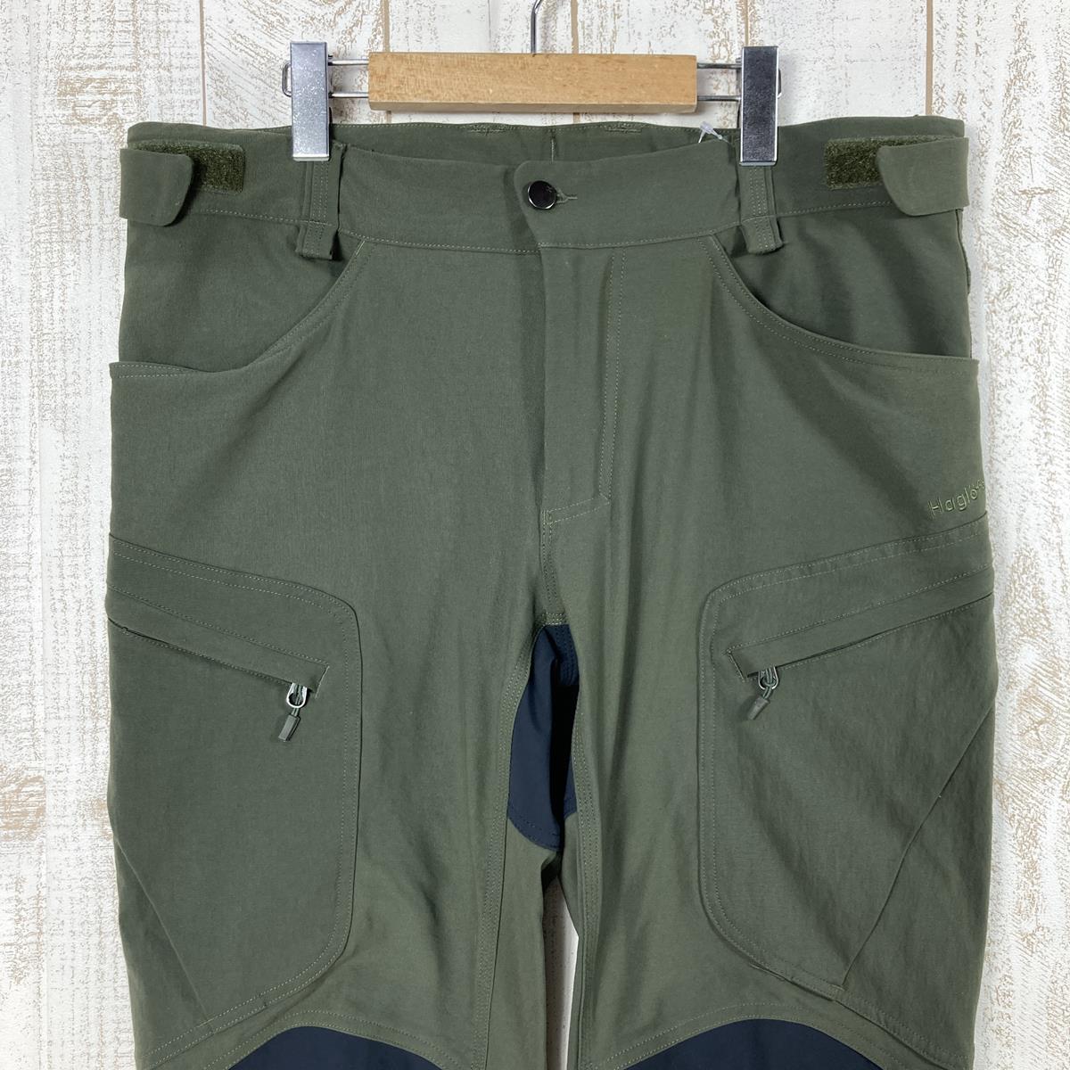 【MEN's L】 ホグロフス ラグド マウンテン パンツ Rugged Mountain Pant ラギッド Climaticソフトシェル HAGLOFS 604147 グリーン系