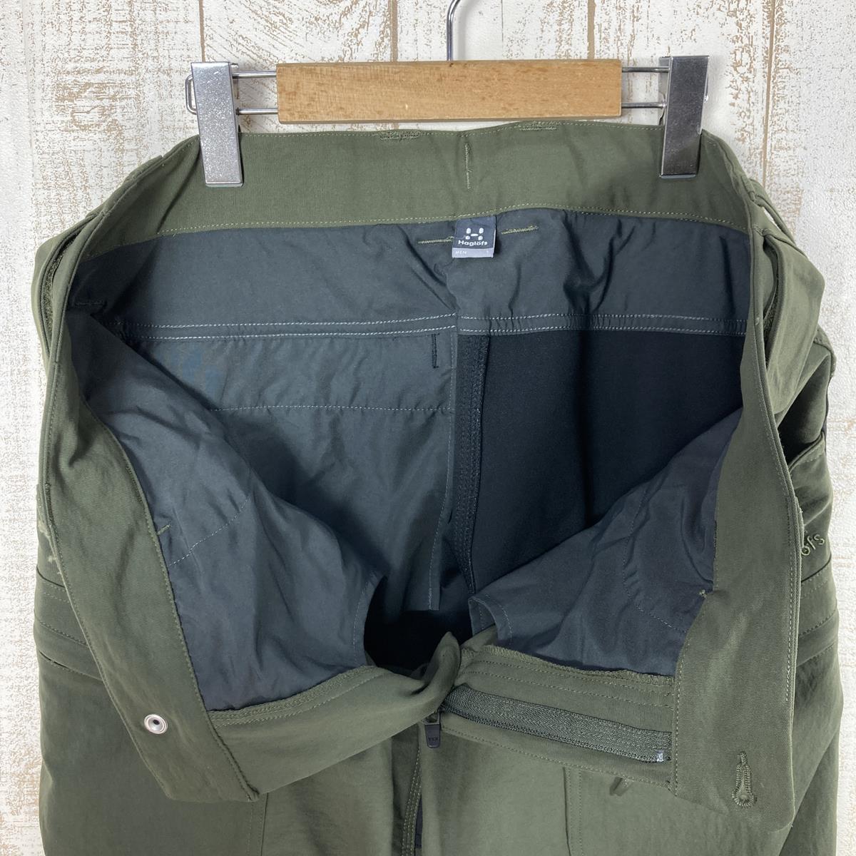 【MEN's L】 ホグロフス ラグド マウンテン パンツ Rugged Mountain Pant ラギッド Climaticソフトシェル HAGLOFS 604147 グリーン系