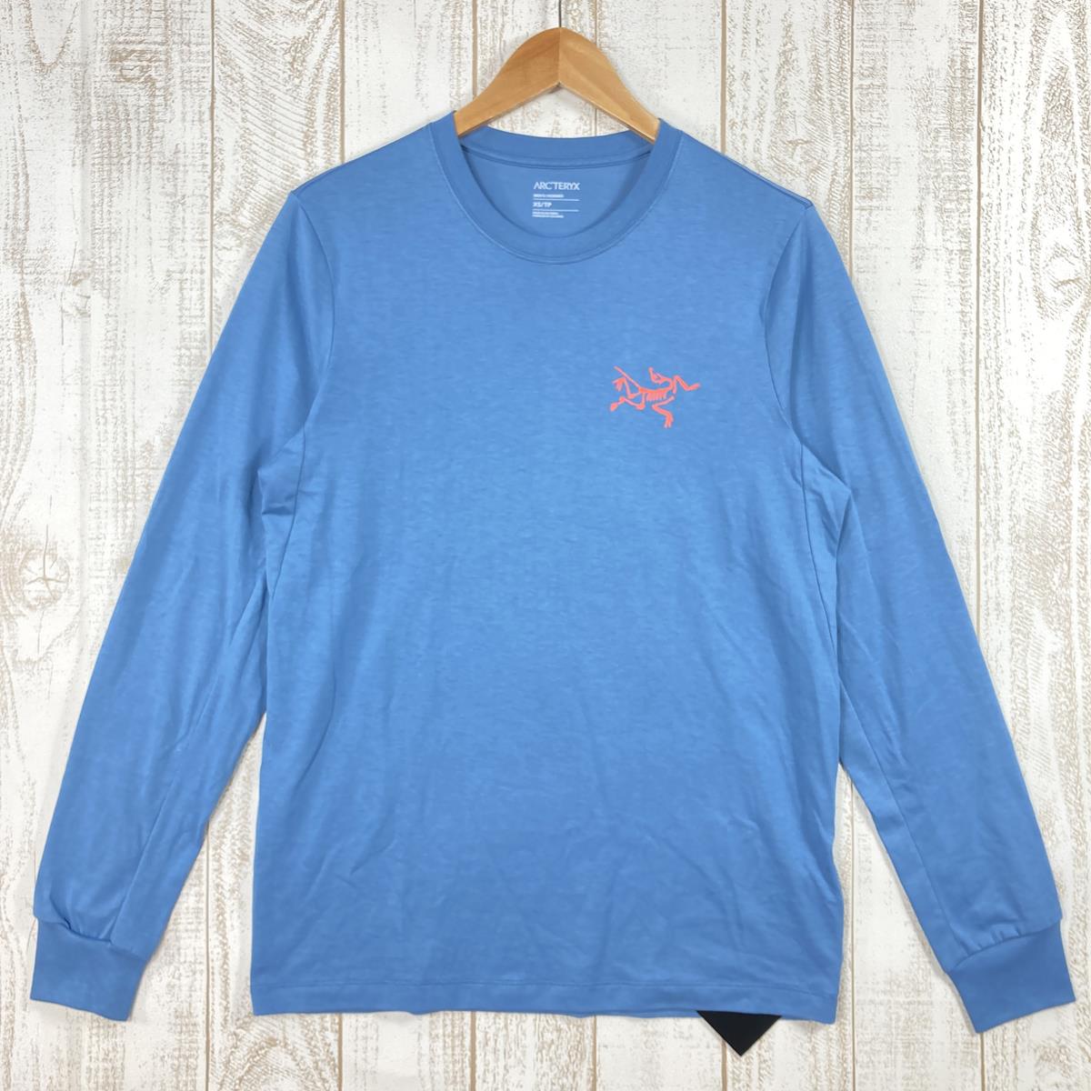 【MEN's XS】 アークテリクス アーク マルチバード ロゴ ロングスリーブ Arc' Multi Bird Logo Long sleeve 長袖 Tシャツ 入手困難 ARCTERYX X000007746 020815 Stone Wash ブルー系