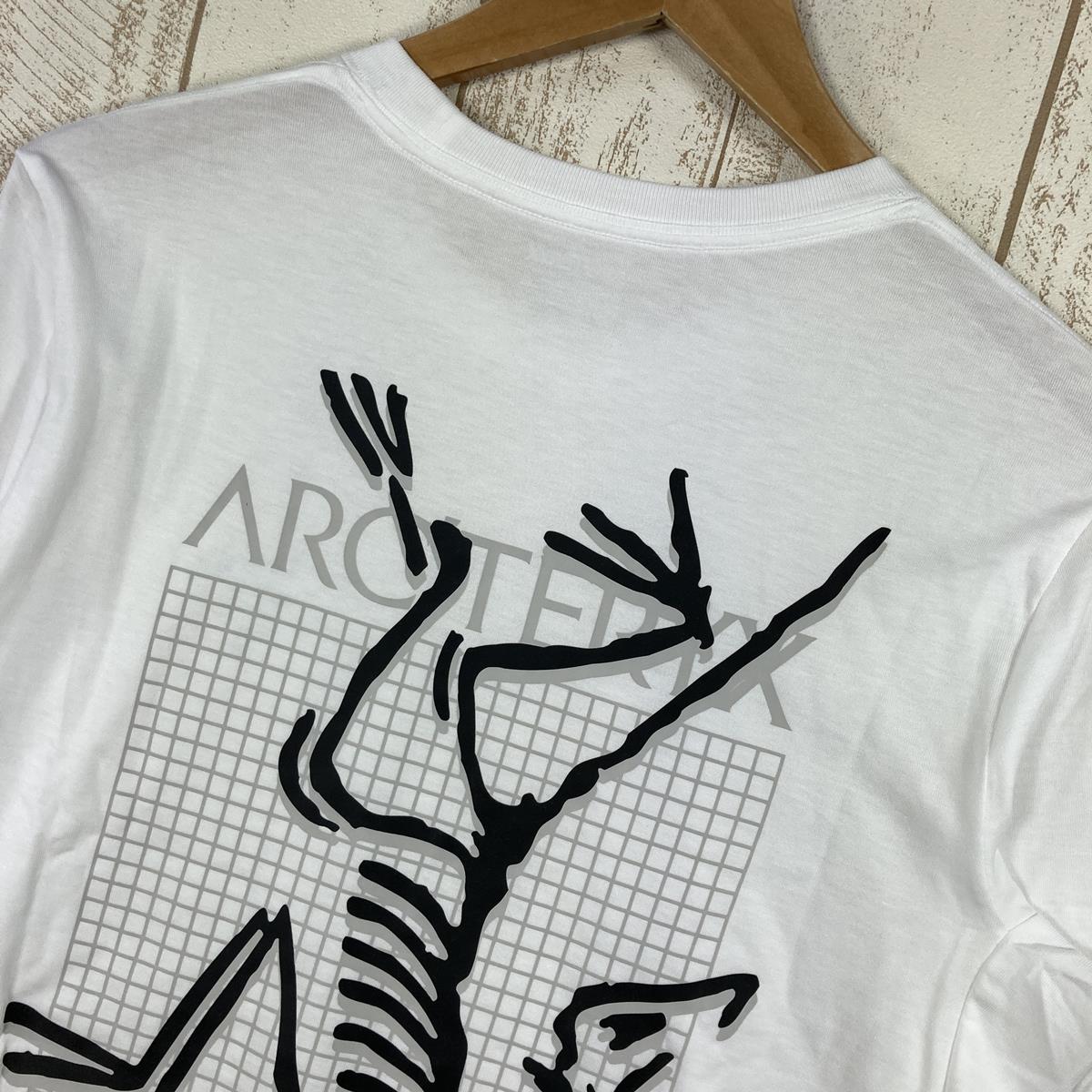 【MEN's XS】 アークテリクス アーク マルチバード ロゴ ロングスリーブ Arc' Multi Bird Logo Long sleeve 長袖 Tシャツ 入手困難 ARCTERYX X000007746/ 017552 White Light ホワイト系