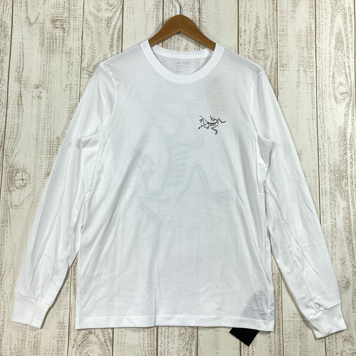 【MEN's XS】 アークテリクス アーク マルチバード ロゴ ロングスリーブ Arc' Multi Bird Logo Long sleeve 長袖 Tシャツ 入手困難 ARCTERYX X000007746/ 017552 White Light ホワイト系