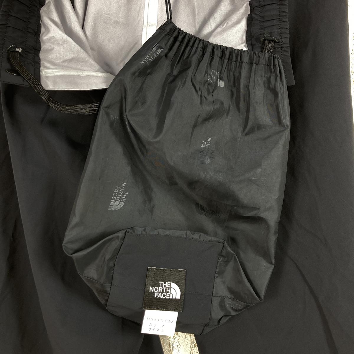 【MEN's L】 ノースフェイス マウンテン シェルター Mountain Shelter HyVent防水透湿 ストレッチ レインシェル ジャケット パンツ セットアップ レインスーツ NORTH FACE NP12014Z K Black ブラック系