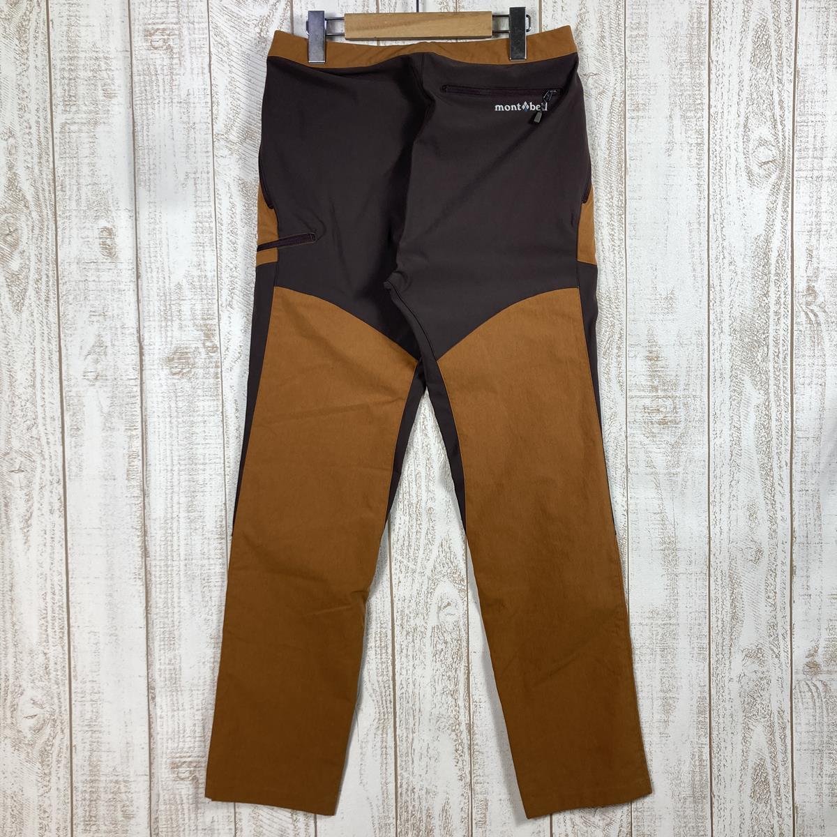 【MEN's S】 モンベル マウンテンガイド パンツ Mountain Guide Pants ソフトシェル MONTBELL 1105603 BS/CC BrownSand / Choco ブラウン系