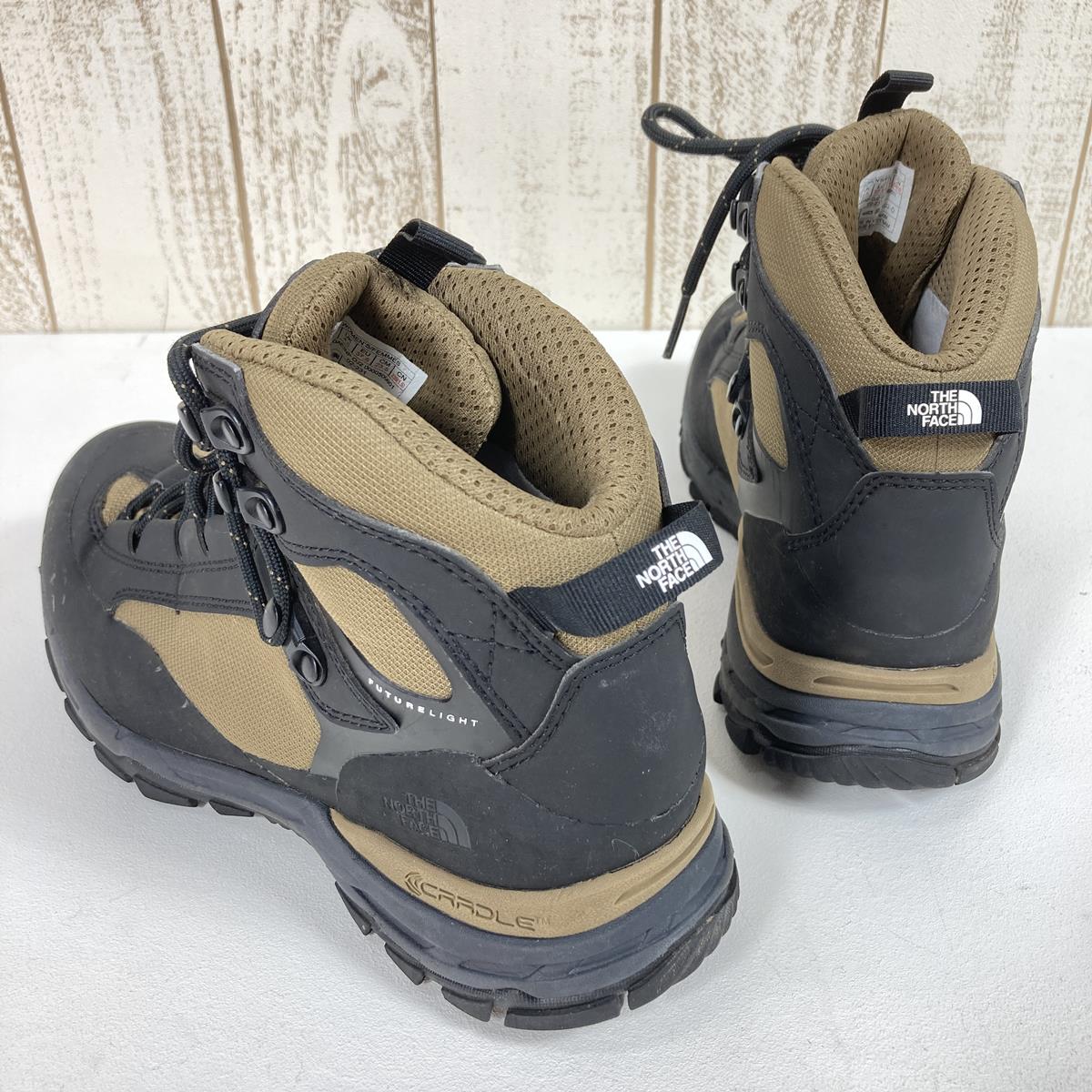 【WOMEN's 23.5cm】 ノースフェイス クレストン ミッド ネオ フューチャーライト Creston Mid Neo FUTURELIGHT トレッキングシューズ ミドルカット NORTH FACE NFW52320/NF0A83NP フェイドケルプタン×TNFブラック・TK ベージュ系