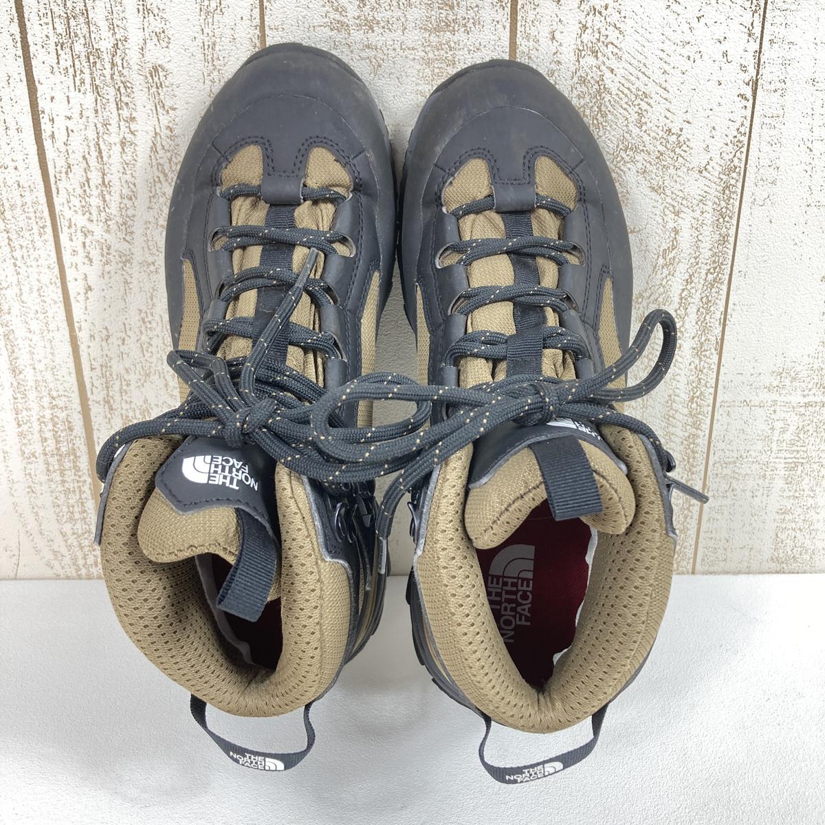 【WOMEN's 23.5cm】 ノースフェイス クレストン ミッド ネオ フューチャーライト Creston Mid Neo FUTURELIGHT トレッキングシューズ ミドルカット NORTH FACE NFW52320/NF0A83NP フェイドケルプタン×TNFブラック・TK ベージュ系