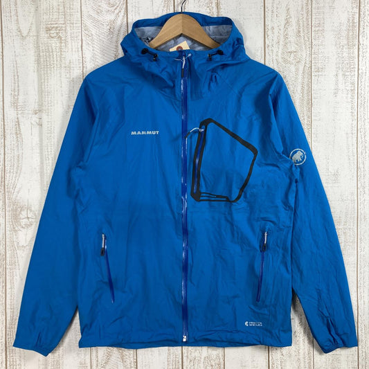 【MEN's S】 マムート エアロ スピード ジャケット Aero Speed Jacket レインシェル フーディ PertexShield+防水透湿 MAMMUT 1010-25310 ブルー系