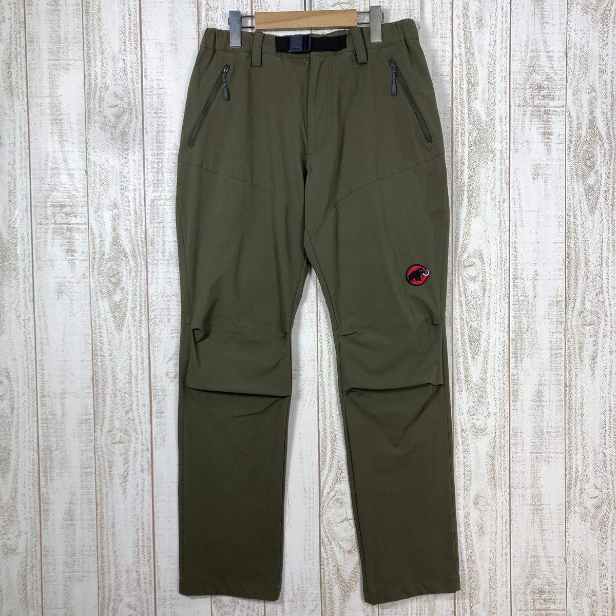 【MEN's M】 マムート ソフテック トレッカーズ パンツ SOFtech TREKKERS Pants ソフトシェル MAMMUT  1020-09760 グリーン系