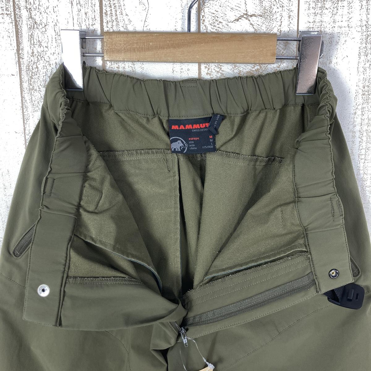 【MEN's M】 マムート ソフテック トレッカーズ パンツ SOFtech TREKKERS Pants ソフトシェル MAMMUT 1020-09760 グリーン系