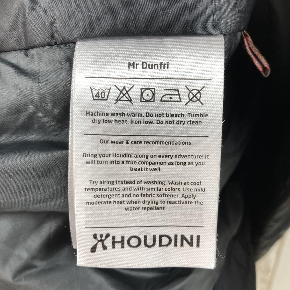 【MEN's M】 フーディニ ダンフリ ジャケット Dunfri Jacket プリマロフトゴールド インサレーション フーディ HOUDINI 206924 ブラック系