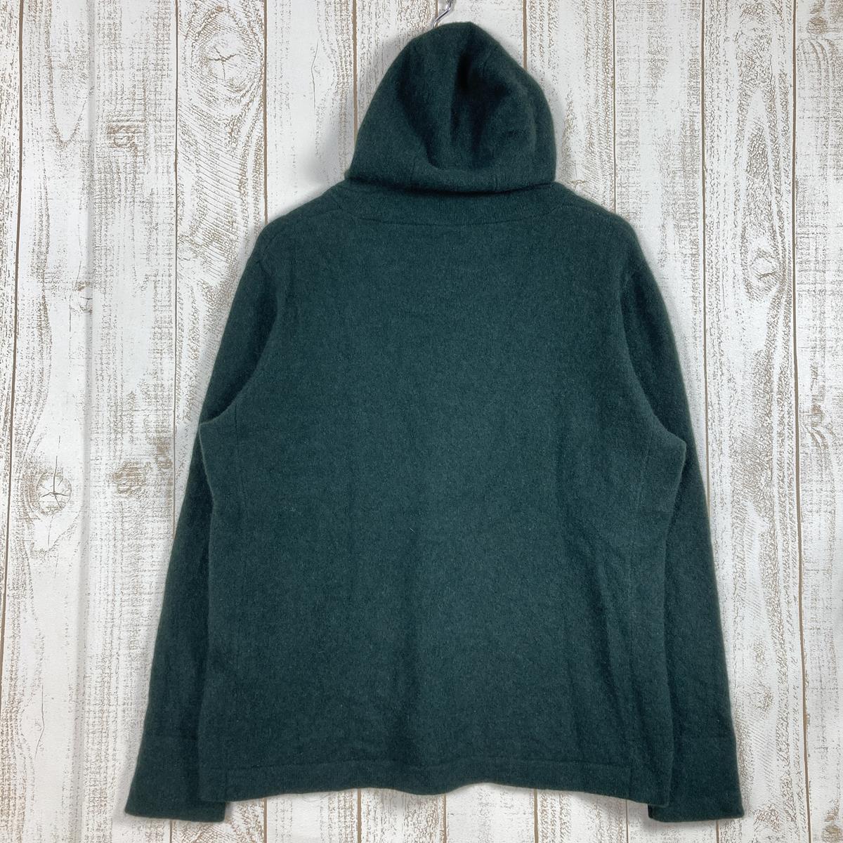 【UNISEX L】 スタティック ヤク プルオーバー YAK PULLOVER フーディ パーカー ウール ニット セーター Static Moss Green グリーン系