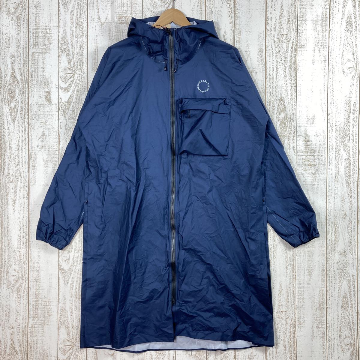 【UNISEX L】 山と道 UL オールウェザー コート UL All-weather Coat レインシェル ジャケット フーディ レインコート YAMATOMICHI Navy ネイビー系