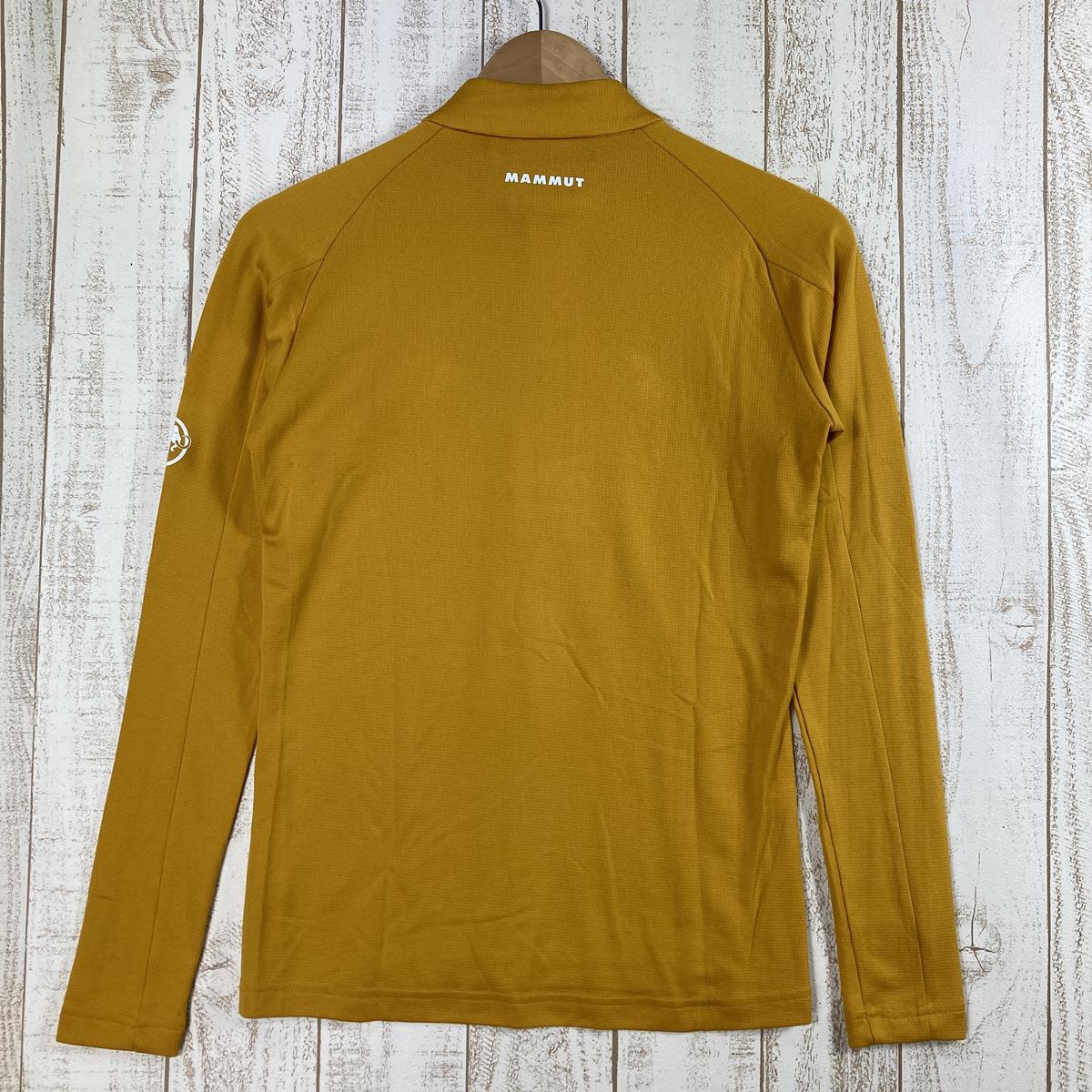 【WOMEN's S】 マムート パフォーマンス サーマル ジップ ロングスリーブ アジアンフィット Performance Thermal Zip Longsleeve AF ベースレイヤー MAMMUT 1016-00101 Golden オレンジ系