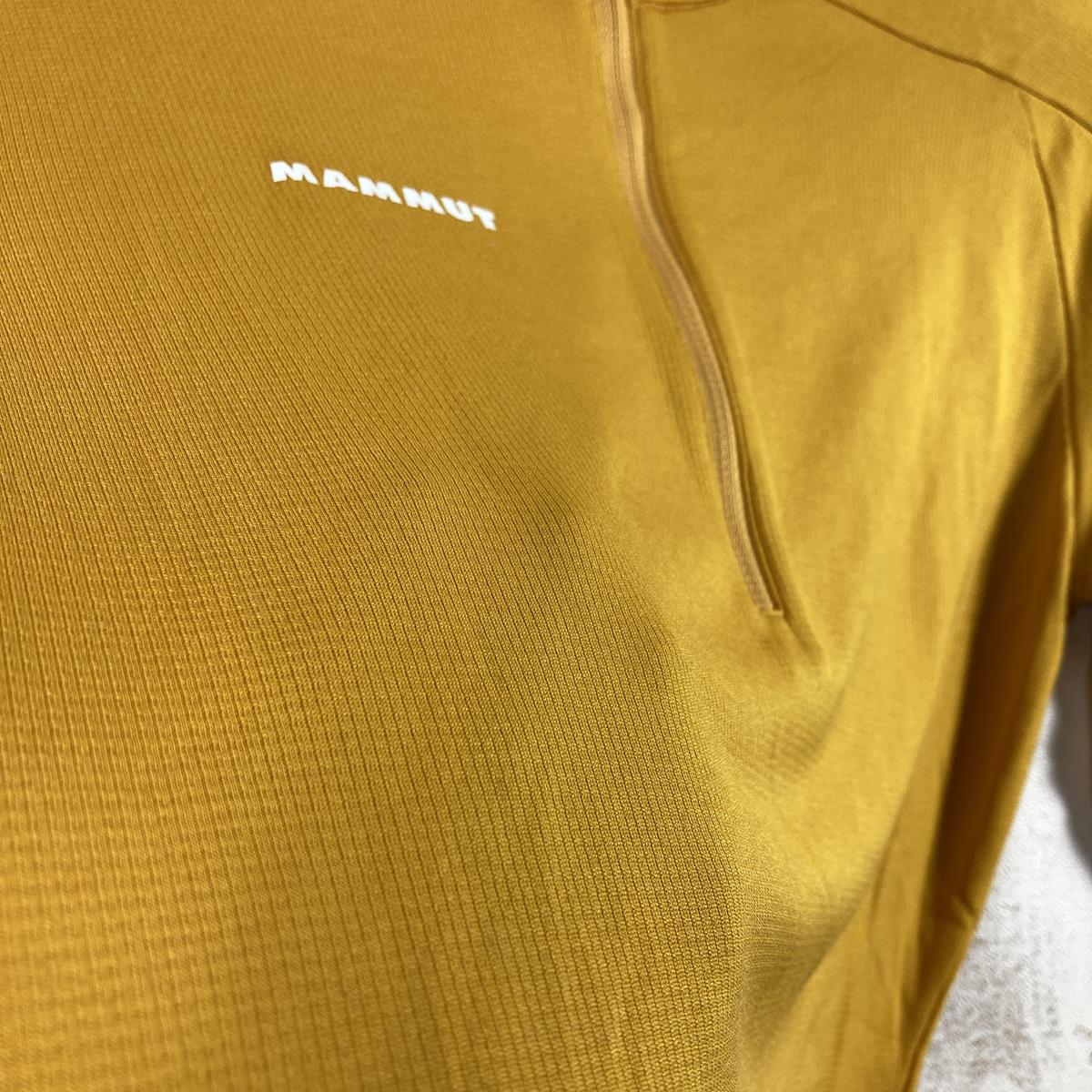 【WOMEN's S】 マムート パフォーマンス サーマル ジップ ロングスリーブ アジアンフィット Performance Thermal Zip Longsleeve AF ベースレイヤー MAMMUT 1016-00101 Golden オレンジ系