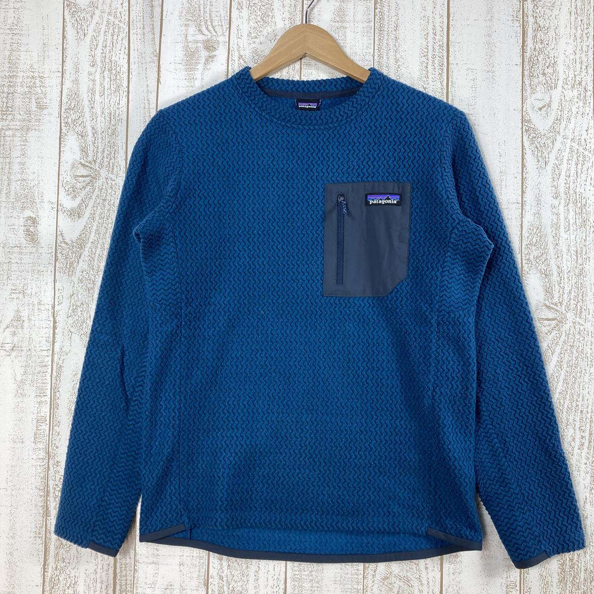 【MEN's XS】 パタゴニア 2020 R1 エア クルー R1 Air Crew レギュレーター フリース セーター ロングスリーブ プルオーバー PATAGONIA 40235 CTRB Crater Blue ブルー系