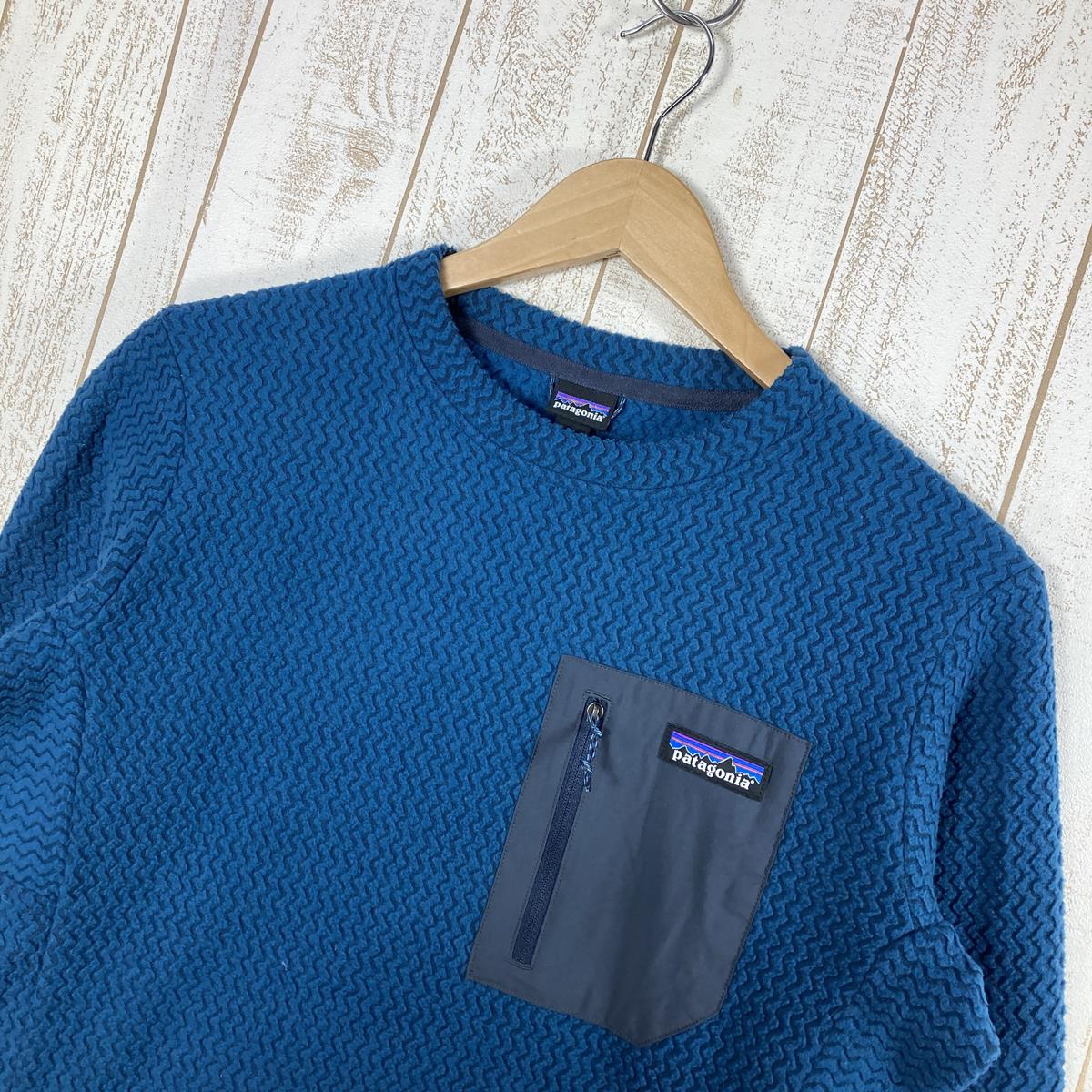 【MEN's XS】 パタゴニア 2020 R1 エア クルー R1 Air Crew レギュレーター フリース セーター ロングスリーブ プルオーバー PATAGONIA 40235 CTRB Crater Blue ブルー系