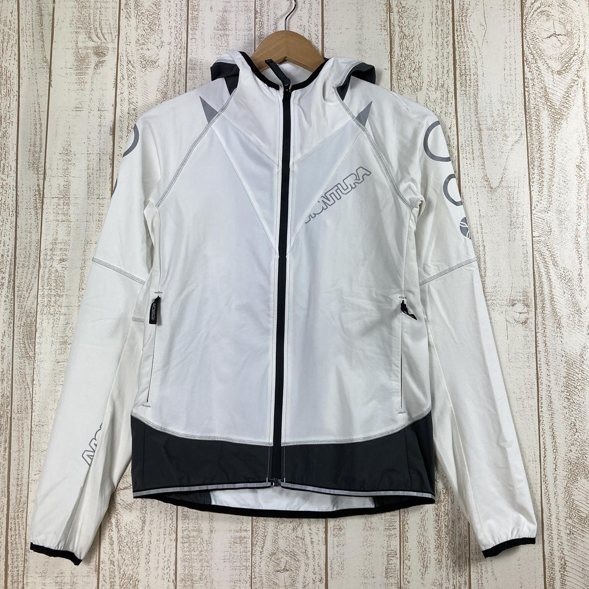 【WOMEN's M】 モンチュラ ラン フラッシュ ジャケット Run Flash Jacket フーディ ソフトシェル MONTURA MJAR10W White ホワイト系