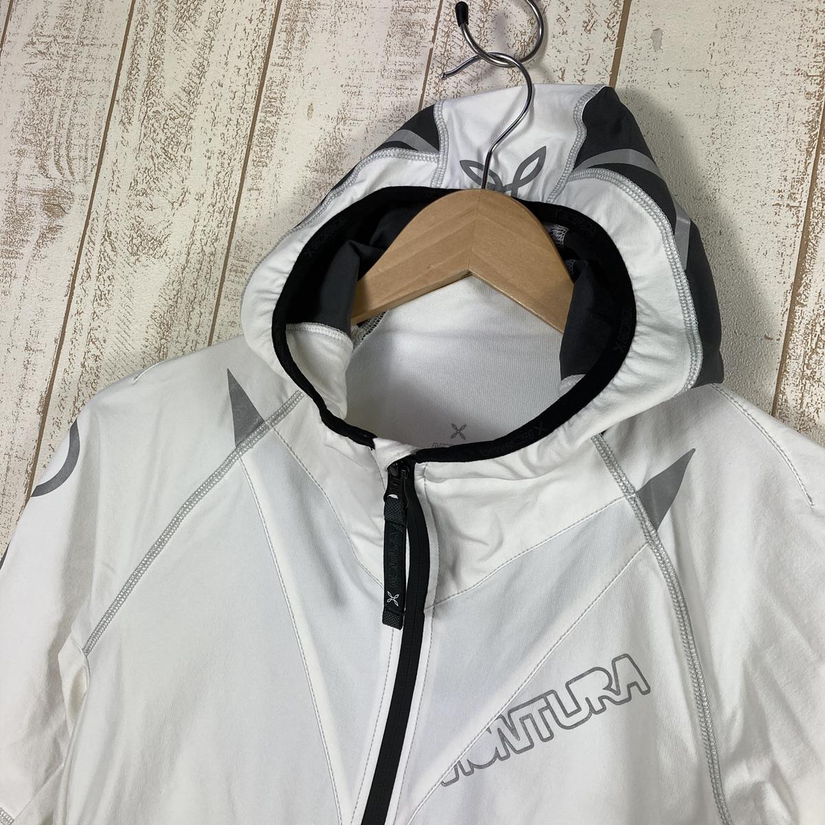 【WOMEN's M】 モンチュラ ラン フラッシュ ジャケット Run Flash Jacket フーディ ソフトシェル MONTURA MJAR10W White ホワイト系