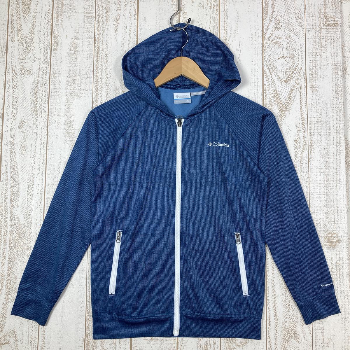 【KID's M】 コロンビア ポーラー パイオニア ユース フーディ ジャケット Polar Pioneer Youth Hoodie Jacket オムニフリーズゼロ ジップパーカー COLUMBIA PY2014 ブルー系