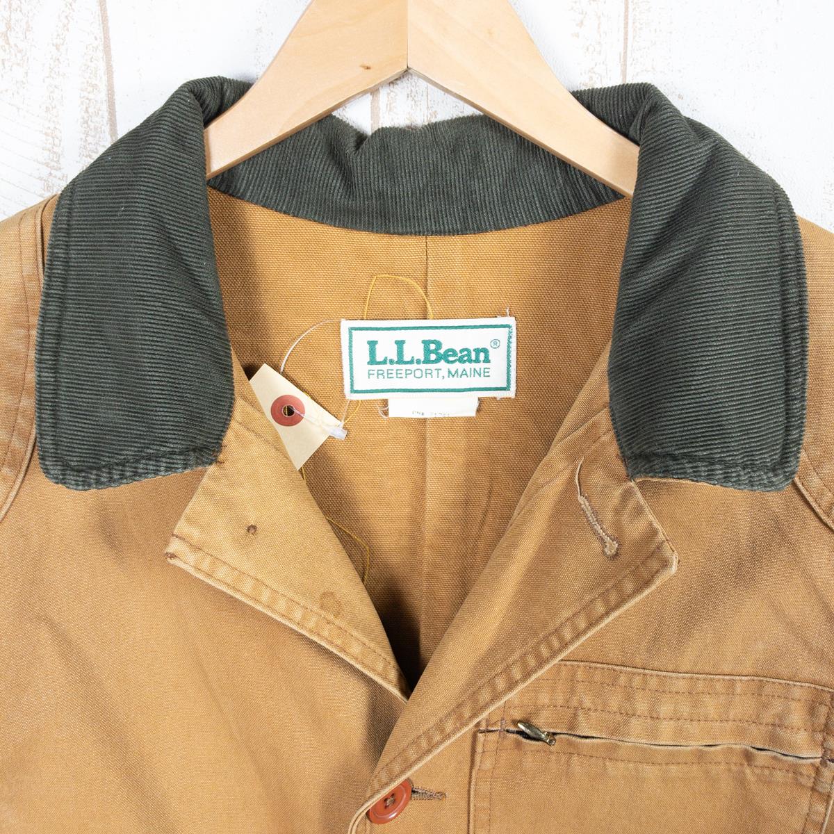 【MEN's M】 エルエルビーン 1980s フィールド コート Field Coat ハンティングジャケット ダック カバーオール ビンテージ アメリカ製 LLBEAN K751 ブラウン系