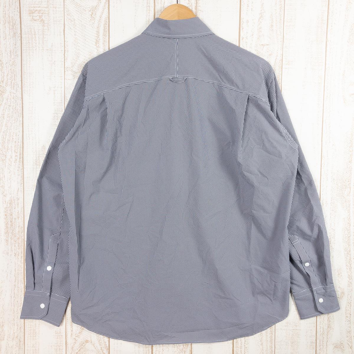 【MEN's M】 リッジマウンテンギア ビッグ ポケット ロングスリーブ シャツ Big Poket Long Sleeve Shirt 生産終了モデル 入手困難 RIDGE MOUNTAIN GEAR White / Black Check ブラック系