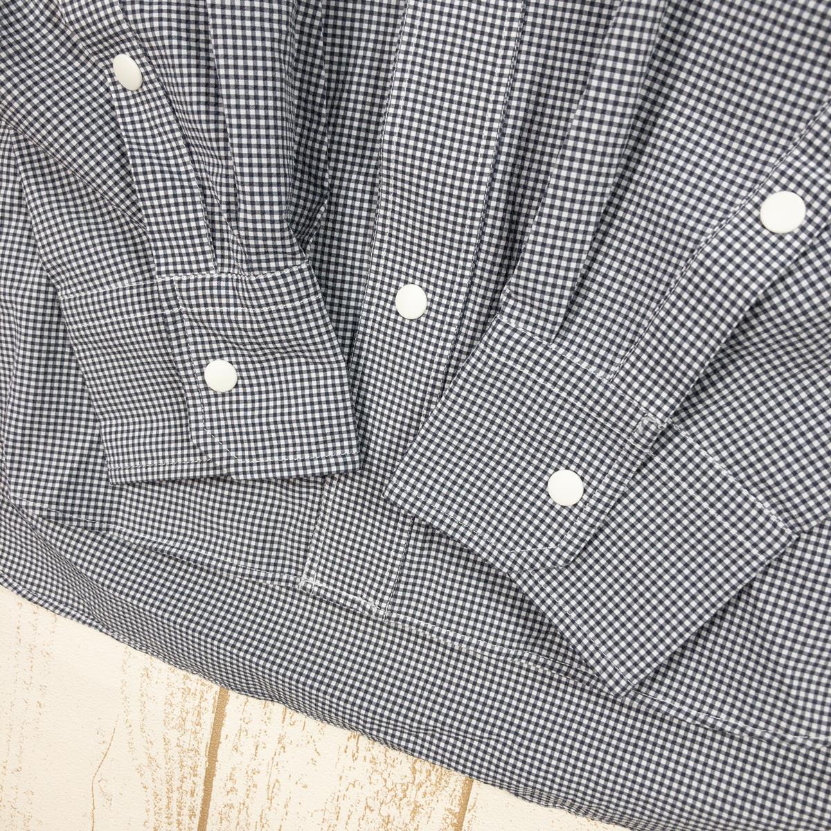 【MEN's M】 リッジマウンテンギア ビッグ ポケット ロングスリーブ シャツ Big Poket Long Sleeve Shirt 生産終了モデル 入手困難 RIDGE MOUNTAIN GEAR White / Black Check ブラック系