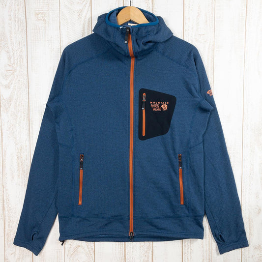 【MEN's L】 マウンテンハードウェア マイクロ グリッド ジャケット V2 MICRO GRID JACKET V2 フリース フーディ MOUNTAIN HARDWEAR OE6681 ネイビー系