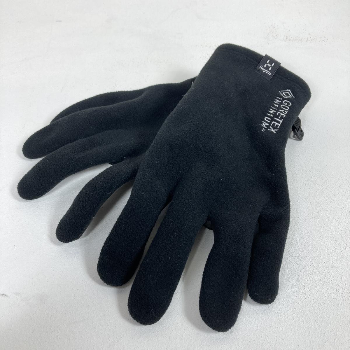 【8】 ホグロフス バウ グローブ Bow Glove ゴアテックス インフィニアム ウィンドストッパー 防風 フリース HAGLOFS 604441 Black ブラック系